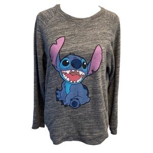 Disney Stitch Gray Sweatshirt. From Lilo & Stitch. Size S. Lightweight.